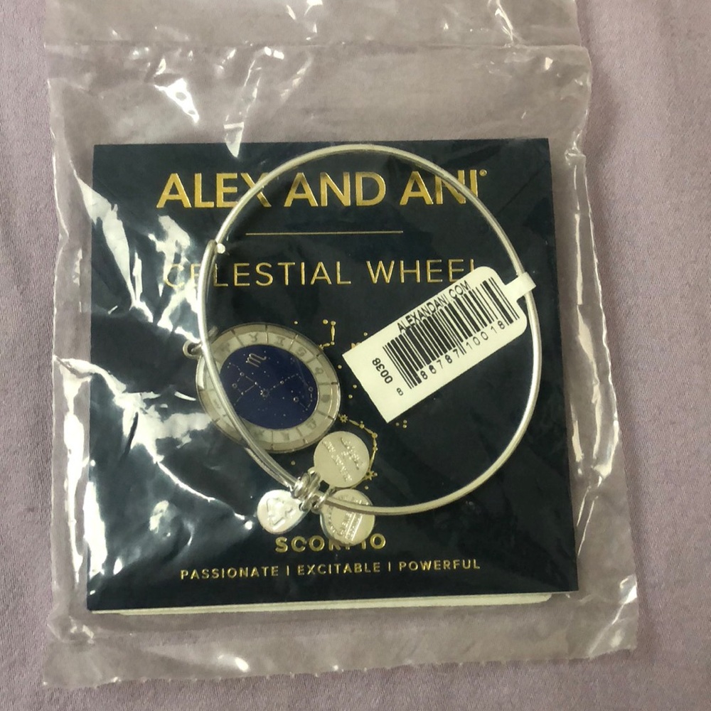 NWT Alex and Ani Scorpio Celestial Wheel Bangle